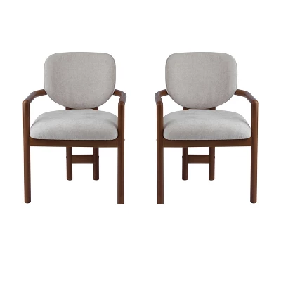 Christopher Knight Home Edge Modern Rubberwood Upholstered Dining Chairs (Set Of 2) 9 Christopher Knight Home Edge Modern Rubberwood Upholstered Dining Chairs (Set Of 2) - Image 9
