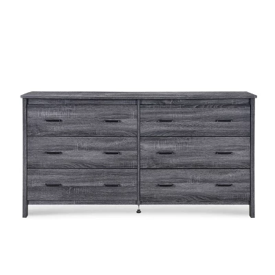 Olimont Contemporary 6 Drawer Dresser - Christopher Knight Home 11 Olimont Contemporary 6 Drawer Dresser - Christopher Knight Home - Image 11