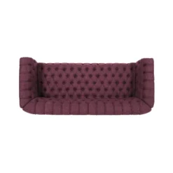 Barneyville Traditional Chesterfield Sofa Wine - Christopher Knight Home -Ckhome2u Store GUEST 0260d70b c312 46d7 b10d 3d6a88b49375