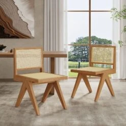Christopher Knight Home Sepp Rubberwood And Cane Armless Dining Chair With V-Shaped Legs(Set Of 2) 19 Christopher Knight Home Sepp Rubberwood And Cane Armless Dining Chair With V-Shaped Legs(Set Of 2) -Ckhome2u Store GUEST 0287f2fc 0075 409d 9602 f52657d7b126