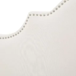 Arched Camel-Back Upholstered Headboard Queen Size With Nailhead Stud Trim, Adjustable Height Full/Queen Beds Headboard -Christopher Knight Home -Ckhome2u Store GUEST 0667b544 8faf 4f8b 83c8 9e5b5bda404b