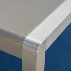 Cape Coral Rectangle Aluminum & Tempered Glass Dining Table - Silver/Gray - Christopher Knight Home 7 Cape Coral Rectangle Aluminum & Tempered Glass Dining Table - Silver/Gray - Christopher Knight Home -Ckhome2u Store GUEST 099d19f3 ee97 4828 a8c7 72a4436ad718