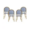 Christopher Knight Home Baron Bistro Chairs With Woven Rattan And Aluminum Frame (Set Of 4) -Ckhome2u Store GUEST 09ddc7dc fc0b 4a6e 95f0 1ee367319e05