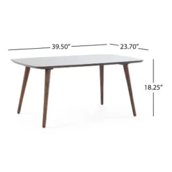 Christopher Knight Home Cilla Coffee Table Walnut: Modern Rectangle Design, Rubberwood & MDF, Assembly Tools Provided -Ckhome2u Store GUEST 09faa62e 2ea6 431f 8845 1ea81f95e18c
