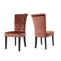 Set Of 2 Venetian New Velvet Tufted Dining Chair - Christopher Knight Home -Ckhome2u Store GUEST 0b04d926 bc3d 4de6 8a53 e174676fe3d0