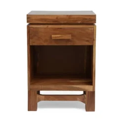 Set Of 2 Wadley Boho Handcrafted Acacia Wood Nightstands Natural - Christopher Knight Home -Ckhome2u Store GUEST 0b37f8be c132 44ad ae84 c5e3e774cafd