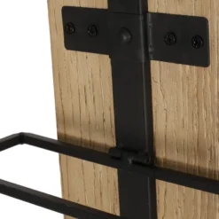 Toston Modern Industrial 8 Bottle Wall Mounted Wine Rack Natural/Black - Christopher Knight Home -Ckhome2u Store GUEST 0bc3b048 7afb 4e03 b16e 31a5bde2f596