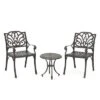 Lola 3pc Cast Aluminum Chat Set - Bronze - Christopher Knight Home -Ckhome2u Store GUEST 0c1d9740 dea1 4ce8 8d96 a14332c29c4b