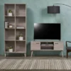 Chandelle 2pc Mid-Century Entertainment Center Set Gray Oak - Christopher Knight Home -Ckhome2u Store GUEST 0d2541d8 cbbe 4944 8632 9be6159afdf7
