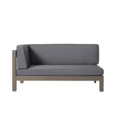 Christopher Knight Home Lyra Outdoor Acacia Wood 4 Seater 88.5" Sectional Sofa With Cushions -Ckhome2u Store GUEST 0e5a7ced b899 453a b130 ecc1dc4615d3