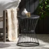 Christopher Knight Home Lassen Outdoor Metal 16 Inch Side Table -Ckhome2u Store GUEST 1134d120 ff75 48e1 ad2b a1b660a4c78e