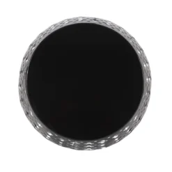 Modern Iron Patio Side Table With Cross-Cut Design, Powder-Coated Frame, Barrel Outdoor End Table, Patio End Tables -Christopher Knight Home -Ckhome2u Store GUEST 127868c9 bf26 457c a341 11904e533a4e