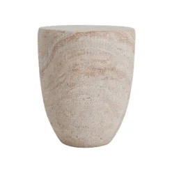 Christopher Knight Home Susan Outdoor Lightweight Concrete Tapered Cylindrical Side Table