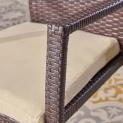 Baldwin 5pc Acacia Wood & Wicker Dining Set - Teak/Brown/Cream - Christopher Knight Home 7 Baldwin 5pc Acacia Wood & Wicker Dining Set - Teak/Brown/Cream - Christopher Knight Home -Ckhome2u Store GUEST 15ddbf2b 2477 4b5c b47f 65be1ccd8f0d