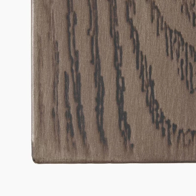 Wellington Outdoor Square Iron Tank Holder Side Table Brown Wood Pattern - Christopher Knight Home 6 Wellington Outdoor Square Iron Tank Holder Side Table Brown Wood Pattern - Christopher Knight Home - Image 6