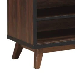 Hurlbut Modern Industrial Wooden 6 Bottle Wine Cabinet Walnut/Black/Dark Brown - Christopher Knight Home -Ckhome2u Store GUEST 19af97d0 67a1 49e5 9d8e d077dd864f8c
