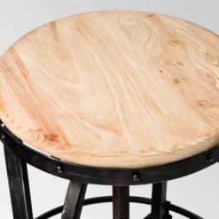 Set Of 2 Farmdale Industrial Adjustable Swivel Barstool Tan - Christopher Knight Home -Ckhome2u Store GUEST 1b102177 5c32 4db1 9a0c 9f4f7f7e545c