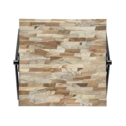 Gurley Handcrafted Modern Industrial Mango Wood Coffee Table Gray/Black - Christopher Knight Home: Iron Frame, Spot Clean -Ckhome2u Store GUEST 1b1d9b3f 4fb4 4738 88d9 01b5cd228022