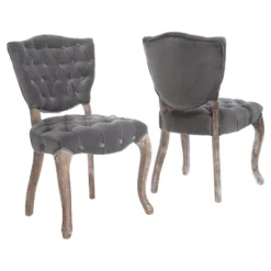 Bates Tufted Dining Chair Set 2ct - Christopher Knight Home -Ckhome2u Store GUEST 1dbf787d de39 4de6 87b2 0c94bd9a73e5