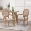 Set Of 2 Judith French Country Wood And Cane Upholstered Dining Chairs - Christopher Knight Home -Ckhome2u Store GUEST 1dca53f3 9138 4dbf a4c5 8e86c6550ac6