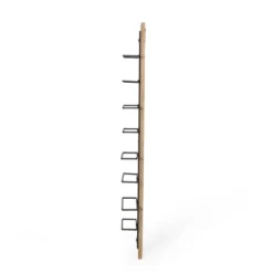 Toston Modern Industrial 8 Bottle Wall Mounted Wine Rack Natural/Black - Christopher Knight Home -Ckhome2u Store GUEST 1eba0935 aa37 4ff6 9416 0fcb15d80169
