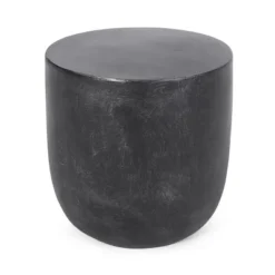 Christopher Knight Home Akin Outdoor Lightweight Concrete Side Table, Matte Black -Ckhome2u Store GUEST 1f133d77 6642 437d aac5 31cc73c3d58a