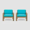 Santa Ana 2pk Acacia Wood Club Chairs: Weather-Resistant With Polyester Cushions - Christopher Knight Home 7 Santa Ana 2pk Acacia Wood Club Chairs: Weather-Resistant With Polyester Cushions - Christopher Knight Home -Ckhome2u Store GUEST 21606ea5 52b2 420d 982e 837abe1b9254