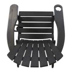2pk Bellwood Outdoor Acacia Wood Folding Adirondack Chairs Dark Gray - Christopher Knight Home -Ckhome2u Store GUEST 21627da4 e42d 43c9 a031 2796e67db6e2