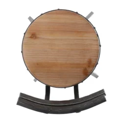 Set Of 2 Alanis Modern Industrial Firwood Adjustable Height Swivel Barstools Natural/Black Brushed Silver - Christopher Knight Home -Ckhome2u Store GUEST 2205804d 0cd2 44fa 9158 de423c49849f