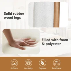 Christopher Knight Home Witt Modern Wood Boucle Platform Bed With Vertical Stripes Headboard, White 10 Christopher Knight Home Witt Modern Wood Boucle Platform Bed With Vertical Stripes Headboard, White -Ckhome2u Store GUEST 22cb1ffa 5b26 45ea 9771 a6e68e841878