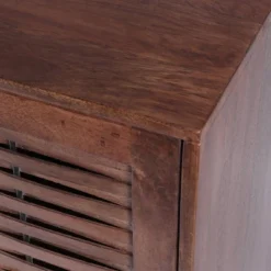 Punjab Handcrafted Boho Mango Wood 2 Door Sideboard French Gray/Antique Bronze - Christopher Knight Home -Ckhome2u Store GUEST 23a08196 2e0f 469f a6b3 fbd29e770763