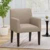 Mcclure Contemporary Upholstered Armchair Taupe/Espresso - Christopher Knight Home -Ckhome2u Store GUEST 240367f0 905d 4035 bc11 44b8d171d8a5