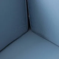 2pc Brava Outdoor Acacia Wood Right Arm Loveseat & Coffee Table With Cushion Teak/Blue - Christopher Knight Home -Ckhome2u Store GUEST 25c45e15 815b 4871 9b77 7bc3e01e807c