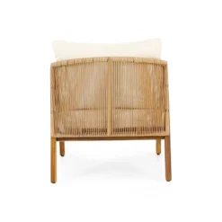 Christopher Knight Home Jabe Outdoor Acacia Wood And Wicker Club Chair With Cushions -Ckhome2u Store GUEST 260b85de ce11 4b38 aecf 441bae32d62e