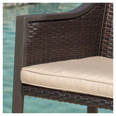 Riga Set Of 2 Bar Stool - Brown - Christopher Knight Home 3 Riga Set Of 2 Bar Stool - Brown - Christopher Knight Home - Image 3