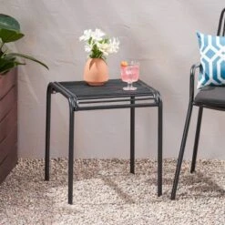 Boston Iron Modern Side Table - Christopher Knight Home
