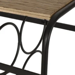 Rauser Modern Industrial 6 Bottle Tabletop Wine Rack Natural/Black - Christopher Knight Home -Ckhome2u Store GUEST 27dd02fa 4712 4ac9 b9c4 0be84609dd99