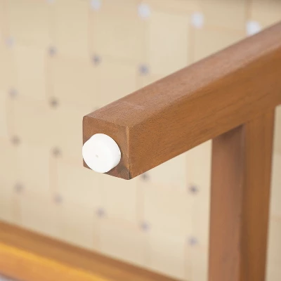 Christopher Knight Home Vladimir Contemporary Acacia Wood Bedroom Bench With Woven Faux Leather 7 Christopher Knight Home Vladimir Contemporary Acacia Wood Bedroom Bench With Woven Faux Leather - Image 7