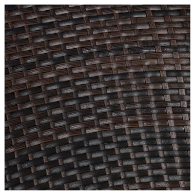 Oyster Bay Set Of 4 Wicker Counterstool - Multibrown - Christopher Knight Home 3 Oyster Bay Set Of 4 Wicker Counterstool - Multibrown - Christopher Knight Home - Image 3