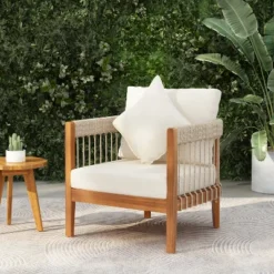 Christopher Knight Home Clifton Patio Rustic Acacia And Rope Upholstered Club Chair With Curved Back 20 Christopher Knight Home Clifton Patio Rustic Acacia And Rope Upholstered Club Chair With Curved Back -Ckhome2u Store GUEST 2e9a7359 5943 43b3 a0e6 3517cd0dffd2