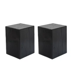 Christopher Knight Home Zata Modern Patio Square-Column Lightweight Concrete End Table