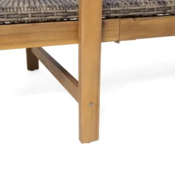 Christopher Knight Home Hampton Outdoor Acacia Wood And Wicker Adjustable Chaise Lounge -Ckhome2u Store GUEST 302d9233 1a49 49ae b4e6 b7484e85ac44