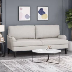 Auriga Contemporary Loveseat - Christopher Knight Home