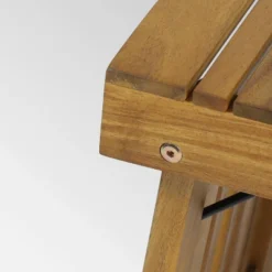 Kyoto Acacia Wood Folding Side Table - Teak - Christopher Knight Home -Ckhome2u Store GUEST 30b84044 3742 44b3 b696 5dec686f589f