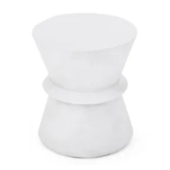 Christopher Knight Home Cambio Outdoor Lightweight Concrete Side Table, Antique White -Ckhome2u Store GUEST 31199411 01ac 4516 a40f 8ccb97d2ea16