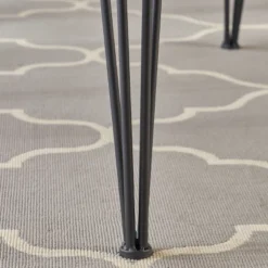 33.5" Chana Industrial Live Edge Square Dining Table Natural - Christopher Knight Home -Ckhome2u Store GUEST 3151cbe6 cd55 4637 b30a e203be4169a3