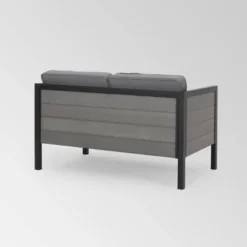 Jax 2pc Faux Wood Loveseat Set - Gray - Christopher Knight Home 9 Jax 2pc Faux Wood Loveseat Set - Gray - Christopher Knight Home -Ckhome2u Store GUEST 370542e4 818c 4505 9361 68cc52e9de90