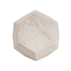 Christopher Knight Home Gerda Outdoor Hexagonal Shape Travertine Lightweight Concrete Side Table -Ckhome2u Store GUEST 37ee80c0 55c6 4228 900b f67c71ca76ac