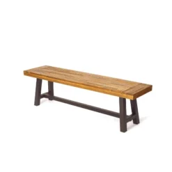Christopher Knight Home 2pc Carlisle Outdoor Acacia Benches Sandblasted Brown/Rustic -Ckhome2u Store GUEST 38268eff 2cd8 4fd9 bbb2 5b6a376498a8