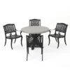 Capri 5pc Cast Aluminum Dining Set - Black Sand - Christopher Knight Home -Ckhome2u Store GUEST 3a5978f8 4d97 4f41 b4a7 470e7bd2390f